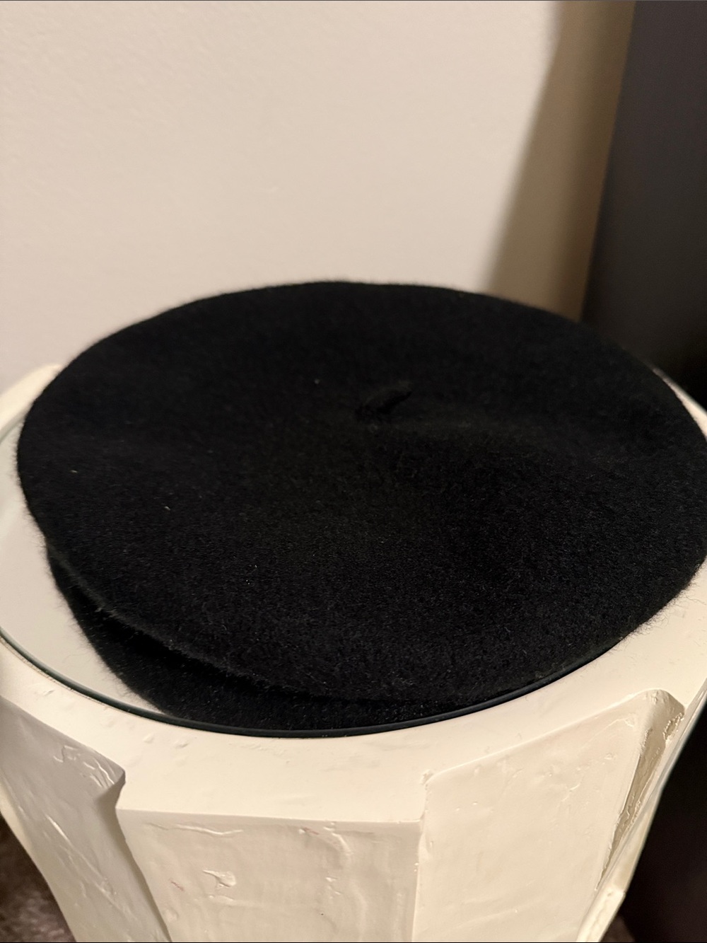 Primark Black Wool Beret